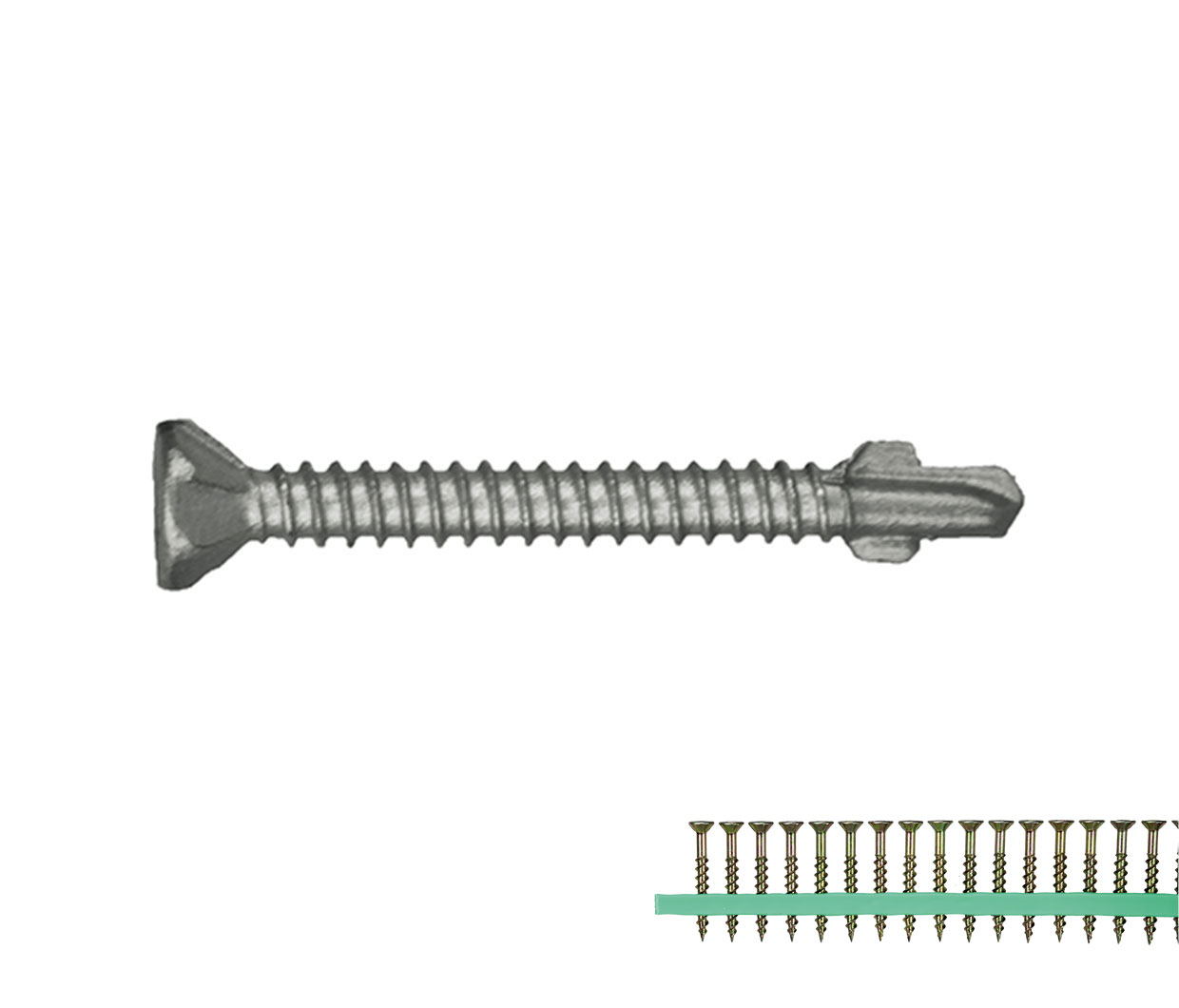 MURO - SCREW SDM CSK WING C3 8 X 32MM - STRIP
